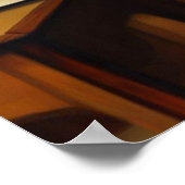 Dog Reading Poster (Ecke)