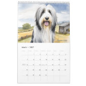 Dog Reds Art Calendar Kalender (Mär 2027)