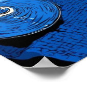 Dog Relaxing in Sunglasses Poster (Ecke)