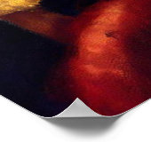 Dog Renaissance King Poster (Ecke)