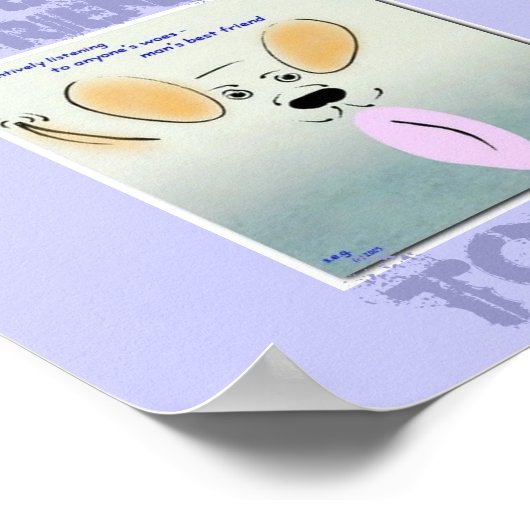 Dog Rescue Poster (Ecke)