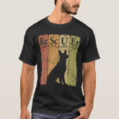 Dog Rescuer Periodische Tabellenelemente Hunderett T-Shirt (Vorderseite)