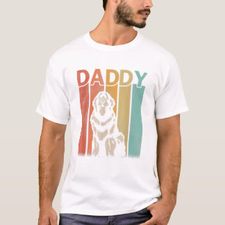 Dog Retro Vintag Daddy T-Shirt