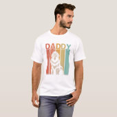 Dog Retro Vintag Daddy T-Shirt (Vorne ganz)