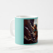 Dog Rock Climbing Kaffeetasse (Vorderseite Links)