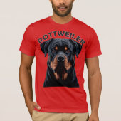 Dog Rottweiler T-Shirt (Vorderseite)
