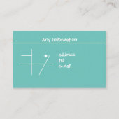 Dog Run Cafe 2 Visitenkarte (Rückseite)