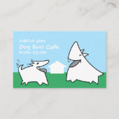 Dog Run Cafe 2 Visitenkarte (Vorderseite)