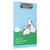 Dog Run Cafe Klemmbrett (Rechts)