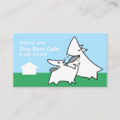 Dog Run Cafe Visitenkarte (Vorderseite)