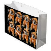 DOG Runestone Geschenktasche Große Geschenktüte (Rückseite Schrägansicht)