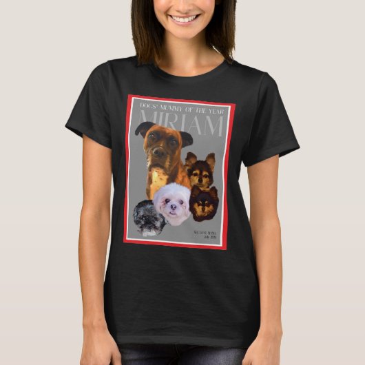Dog’s best mummy T-Shirt (Vorderseite)