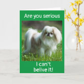 DOG SAGT *GRATULIERUNGEN AUF IHRER *NEUEN ZUHAUSE* KARTE (Gelbe Blume)