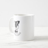 Dog Schnauzer Kaffeetasse (Vorderseite Links)