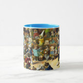 Dog School by Louis Wain Tasse (Zentrum)