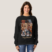 Dog Selfie Sweatshirt (Vorne ganz)