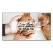 Dog Services Magnetische Visitenkarte (Vorderseite)