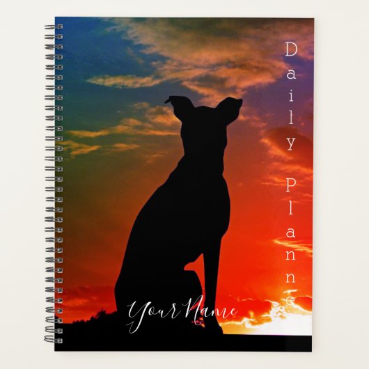 Dog Shadow Daily Planner - HAMbWG Planer (Vorderseite)