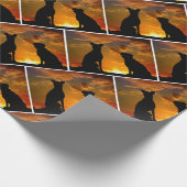Dog Shadows Gift Wrap - HAMbyWG Geschenkpapier (Ecke)
