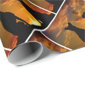 Dog Shadows Gift Wrap - HAMbyWG Geschenkpapier (Rolleneckpunkt)