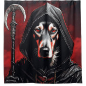 Dog Shaman Duschvorhang (Vorderseite)