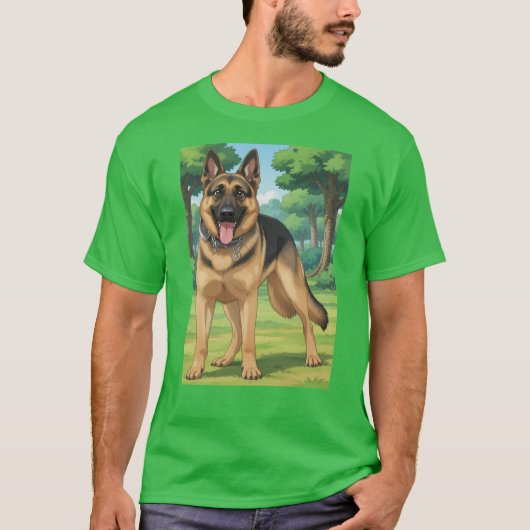 DOG SHEPHERD T-Shirt (Vorderseite)