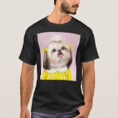Dog Shih Tzu Digital D9 T-Shirt (Vorderseite)