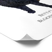 Dog Signature Drink Sign for Wedding Receptions Poster (Ecke)