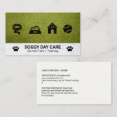 Dog Sitter | Tierdienste | Ausbilder Visitenkarte (Vorne/Hinten)