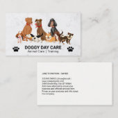 Dog Sitter | Tierdienste | Hundegruppe Visitenkarte (Vorne/Hinten)