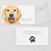 Dog Sitter Visitenkarte (Vorne/Hinten)