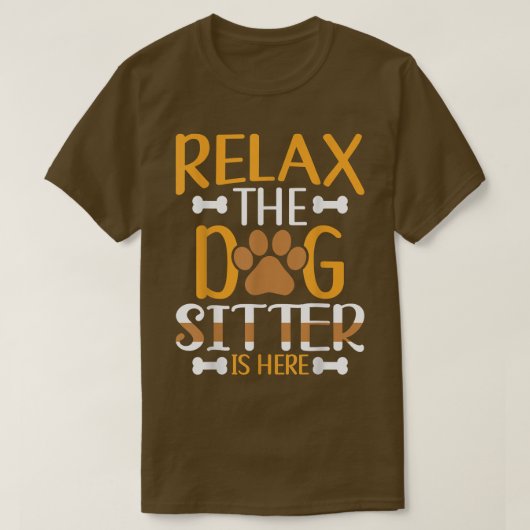 Dog Sitting Walker Sitter Pet Sitters T-Shirt Copy (Design vorne)