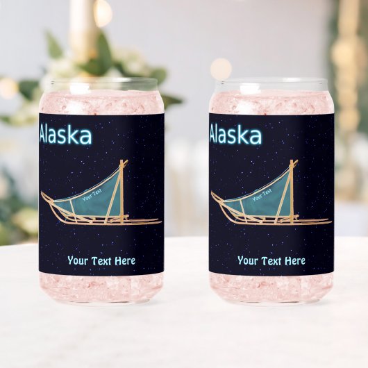 Dog Sled - Alaska Dosenglas (Insitu (Hochzeit))