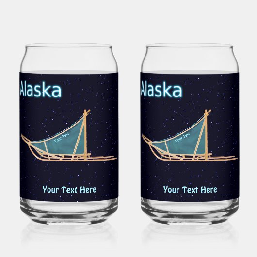 Dog Sled - Alaska Dosenglas (Rückseite)