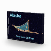 Dog Sled - Alaska Fotoblock (Rechts)