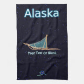 Dog Sled - Alaska Geschirrtuch (Vertikal)