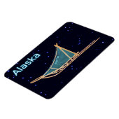 Dog Sled - Alaska Magnet (Linke Seite)