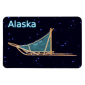 Dog Sled - Alaska Magnet (Horizontal)
