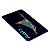 Dog Sled - Alaska Magnet (Rechte Seite)