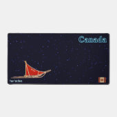 Dog Sled - Alaska Schreibtischunterlage (Vorderseite)