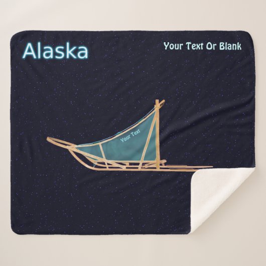 Dog Sled - Alaska Sherpadecke (Vorderseite (Horizontal))