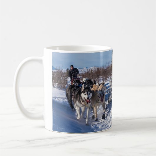 Dog sled kaffeetasse (Links)