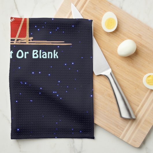 Dog Sled - Kanada Geschirrtuch (Viertel Falte)