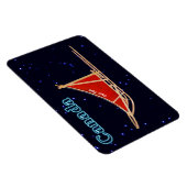 Dog Sled - Kanada Magnet (Rechte Seite)