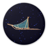 Dog Sled Keramikknauf (Vorderseite)