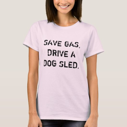 dog sled T-Shirt (Vorderseite)