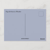 Dog Sled Team in Winter in Slovakia Postkarte (Rückseite)