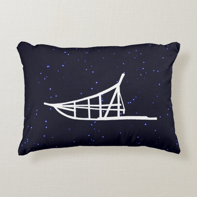 Dog Sled Zierkissen (Vorderseite)