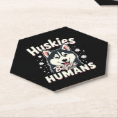 Dog Sledding Mushing Adventure Husky Team Winter Untersetzer (angewinkelt)
