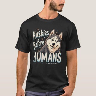 Dog Sledding Mushing Adventure Huskyeam Winterspas T-Shirt